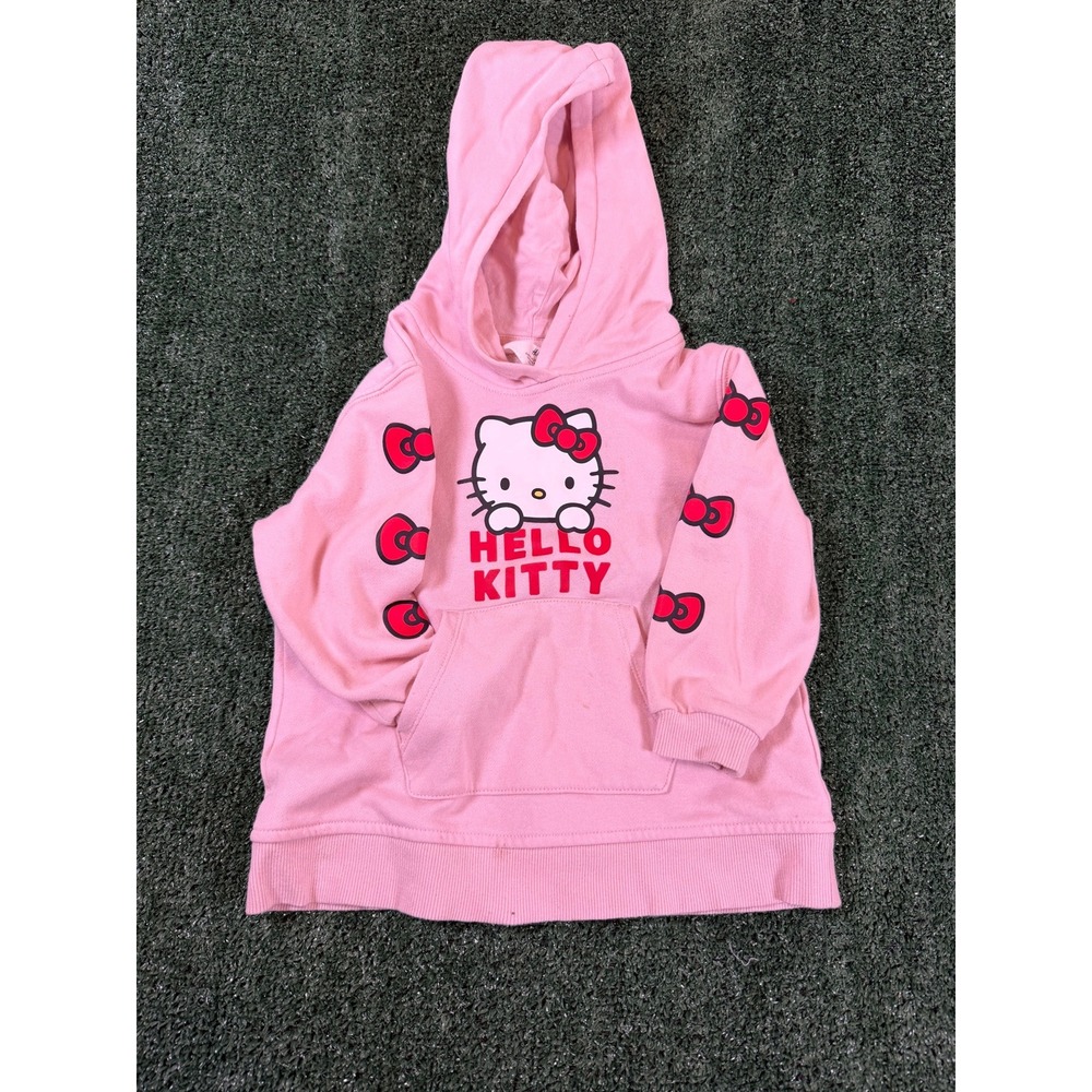 H&M Pink Hello Kitty Graphic Hoodie Toddler Size 2T